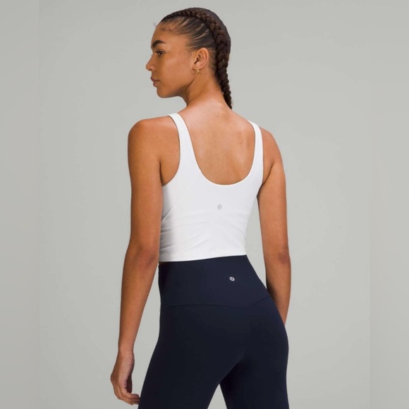 Lululemon Align High-Neck Tank Top in White - Picture 1 of 6